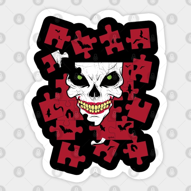 Puzzler Sticker by reyacevedoart